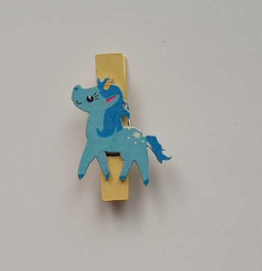 Craft drvena Unicorn štipaljka