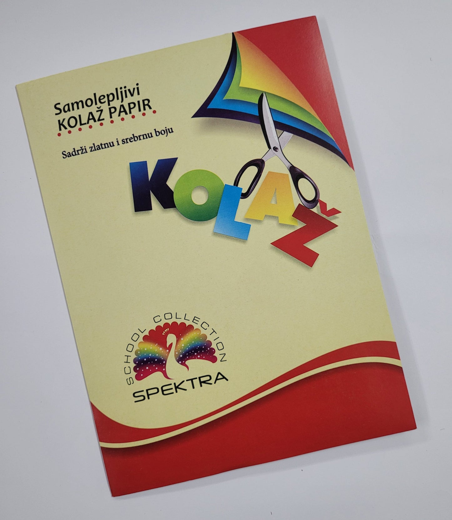 Kolaž papir B/5 - samolepljivi