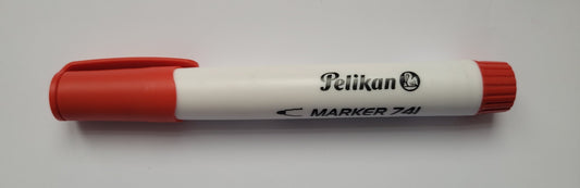 Marker 1/1 bela tabla Pelikan - crveni