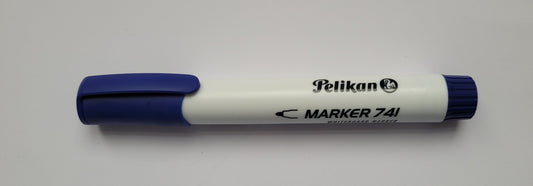 Marker 1/1 bela tabla Pelikan - plavi