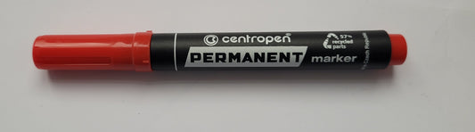 Marker Centropen s kosim vrhom - crveni