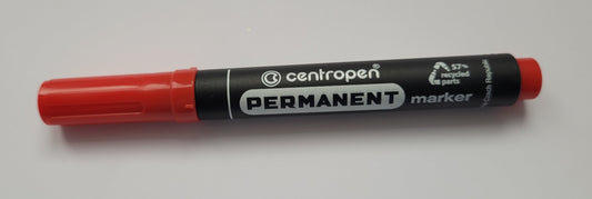 Marker Centropen s oblim vrhom - crveni
