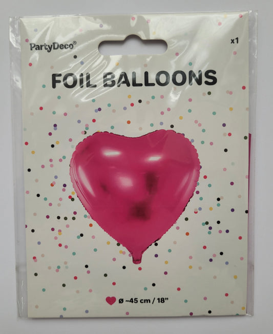 Balon folija - Ciklama srce