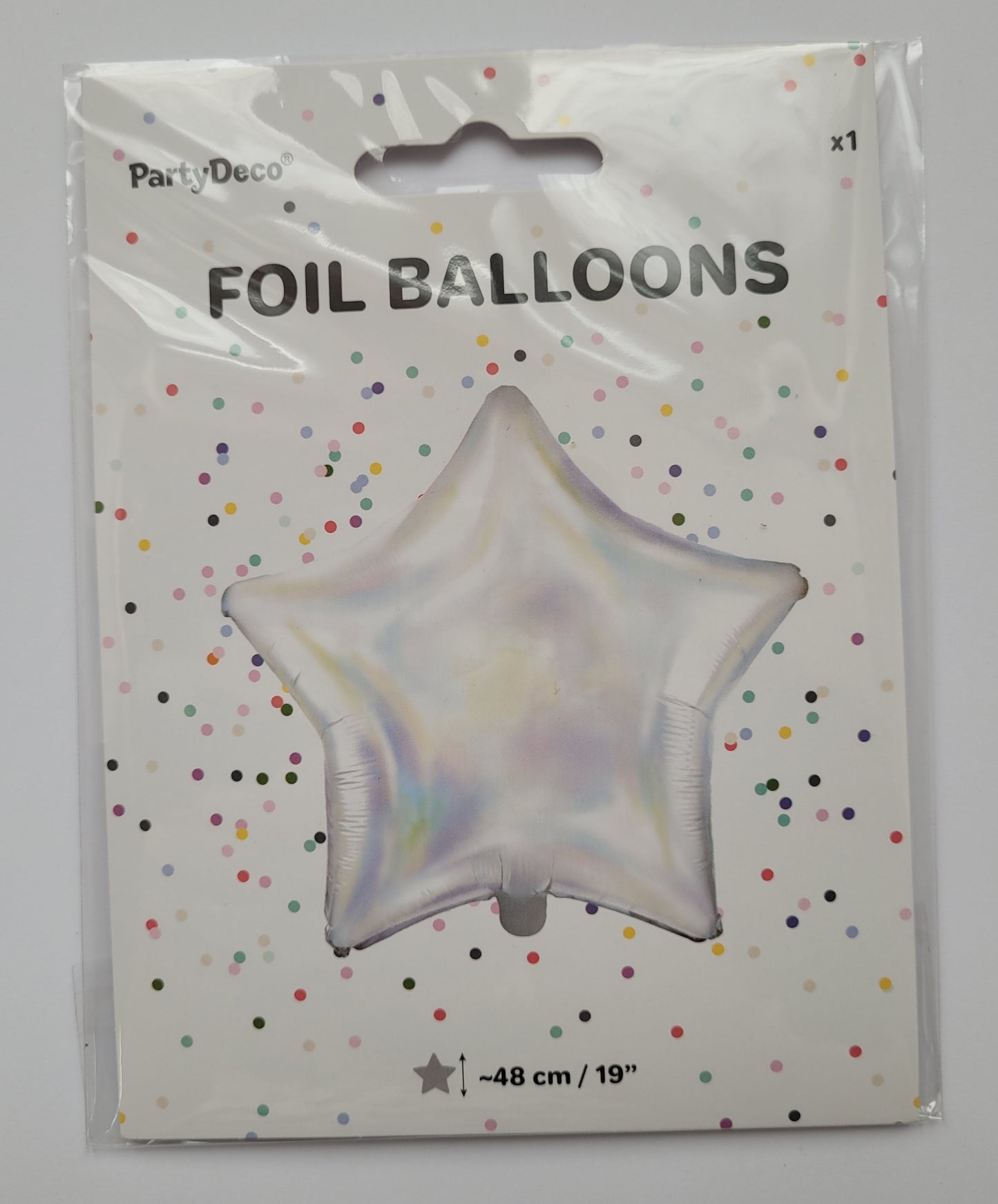Balon folija - Srebrna zvezda