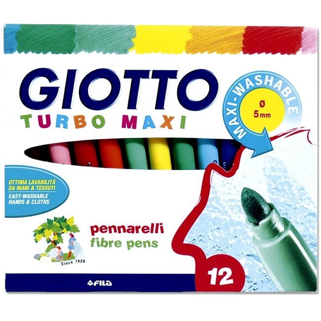 Flomasteri Giotto Turbo Maxi 1/12