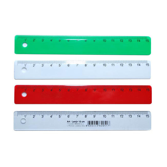 Lenjir PVC 15cm