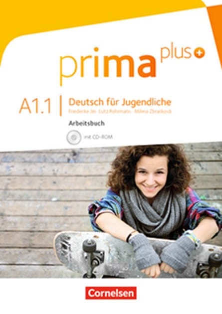 Nemački jezik 5 Prima Plus A1.1 prva godina učenja radna sveska za peti razred, Friederike Jin,Lutz Rohrmann,Milena Zbrankova, Data Status