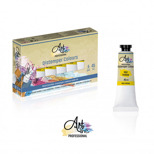 Tempera 1/1 45ml Art - Mid Yellow