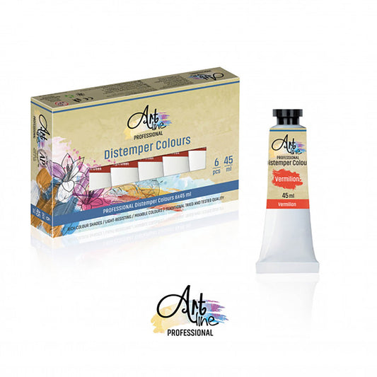 Tempera 1/1 45ml Art - Vermilion