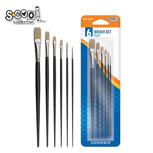 Set četkica 1/6 za temperu