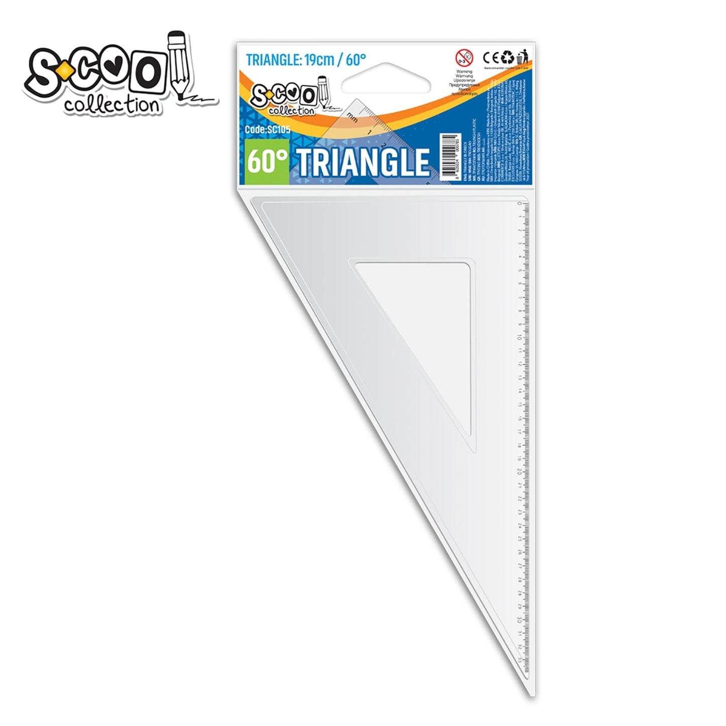 Trougao PVC 60°