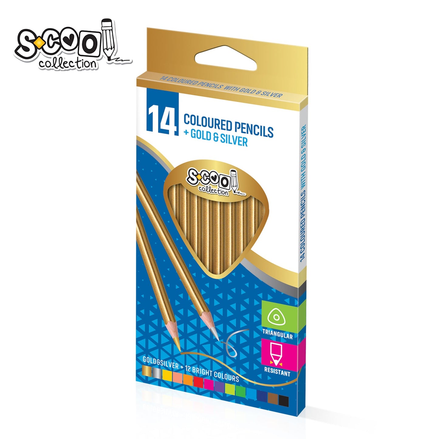 Drvene boje 1/14 S-cool Gold+Silver