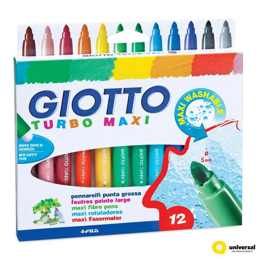 Flomasteri Giotto Turbo Maxi 1/12